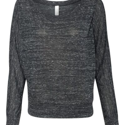 Women’s Flowy Off Shoulder Long Sleeve Tee Thumbnail