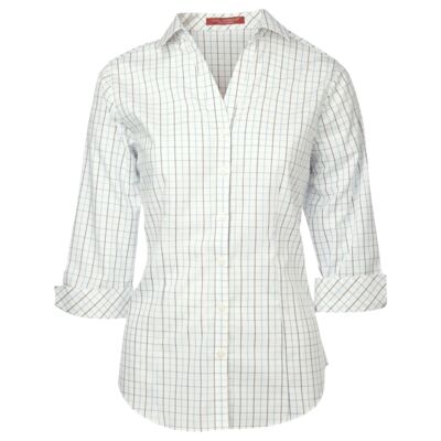 COAL HARBOUR® TATTERSALL CHECK WOVEN LADIES' SHIRT Thumbnail