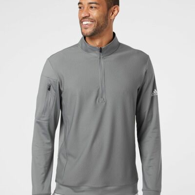 Performance Textured Quarter-Zip Pullover Thumbnail