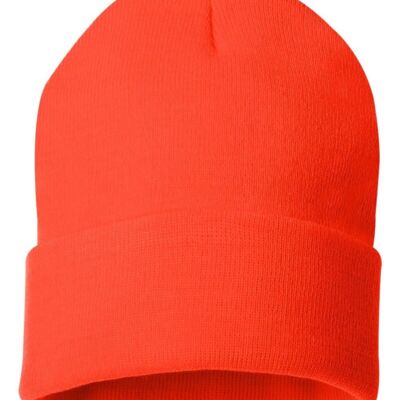 12" Solid Cuffed Knit Thumbnail