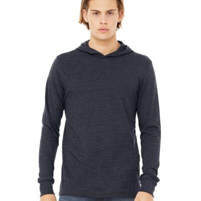 Beach Monkey Unisex Jersey Hooded Long Sleeve Tee Thumbnail