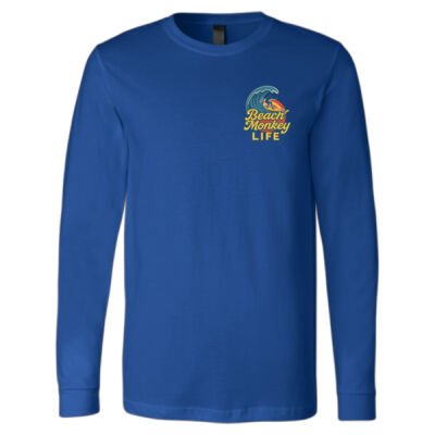 Catch a Wave Long Sleeve Crew Graphic Tee / T-shirt à manches longues graphique Beach Monkey Life Catch a Wave à col rond Thumbnail
