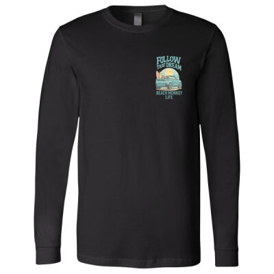 Follow that Dream RREO Long Sleeve Crew Graphic Tee / T-shirt à manches longues graphique Beach Monkey Life Follow That Dream RREO à col rond Thumbnail