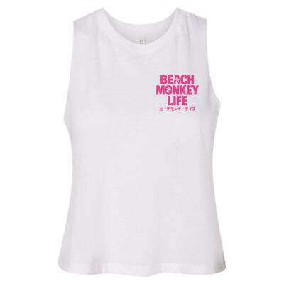Beach Monkey Life Made in Japan26P Graphic Racer Tank / Débardeur graphique Fabriqué au Japon26P – Beach Monkey Life Thumbnail