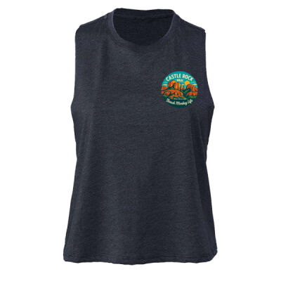 Music Travel Love – We Travel the World Collection - Castle Rock USA - Graphic Tank / Music Travel Love – Collection We Travel the World – Castle Rock USA – Débardeur Graphique Thumbnail