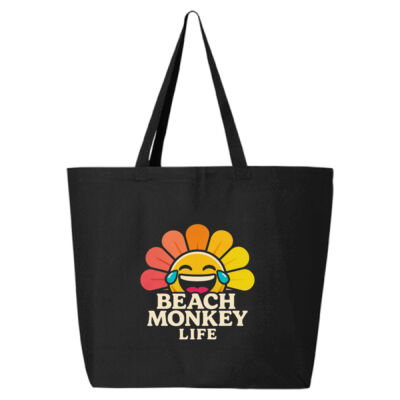BEACH MONKEY LIFE Sun26N Canvas Tote / BEACH MONKEY LIFE Sun26N – Sac Fourre-Tout en Canevas  Thumbnail