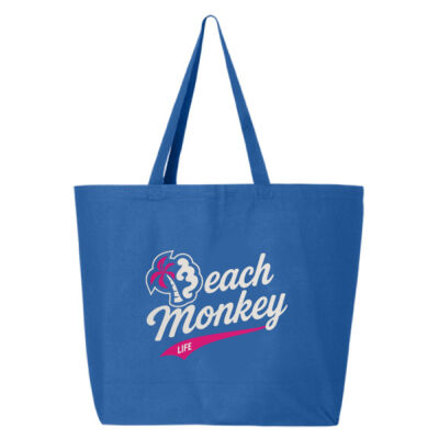 BEACH MONKEY LIFE Long Bay 26N Canvas Tote  / BEACH MONKEY LIFE Long Bay 26N – Sac Fourre-Tout en Canevas Thumbnail