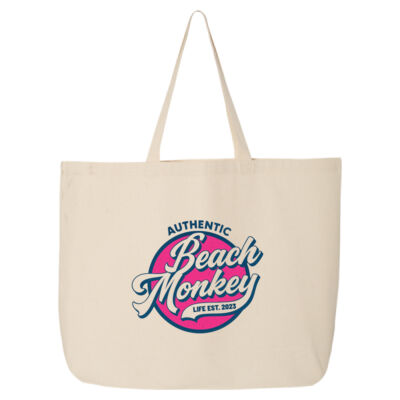BEACH MONKEY LIFE Sapodilla26 Canvas Tote / BEACH MONKEY LIFE Sapodilla26 – Sac Fourre-Tout en Canevas Thumbnail