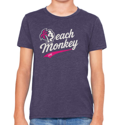 Beach Monkey Life Long Bay26N Youth Crew Graphic Tee / T-shirt Graphique pour Jeunes – Beach Monkey Life Long Bay26N Thumbnail