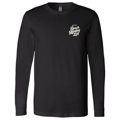 Bambarra Bahamas Long Sleeve Crew Graphic Tee / T-shirt à manches longues graphique Beach Monkey Life Bambarra Bahamas à col rond  3 Thumbnail
