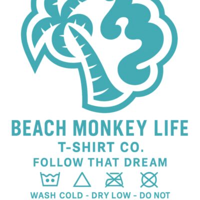 BEACH MONKEY LIFE CA 25 NECK TAG Thumbnail