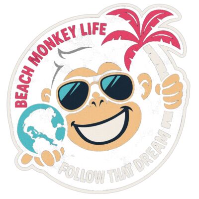 BEACH MONKEY LIFE ICON26 FOLLOW THAT DREAM DARK BG Thumbnail