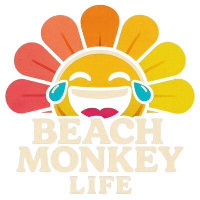 BEACH MONKEY LIFE SUN26 DARK BG Thumbnail
