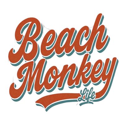 BEACH MONKEY LIFE WEST COAST SCRIPT STACKED Thumbnail
