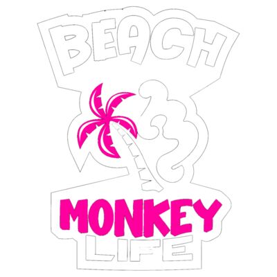 BEACH MONKEY LIFE MG24 SOAK UP THE SUN DARK BG Thumbnail