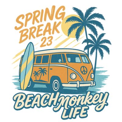 Beach Monkey Life Spring Break 23 Van Thumbnail