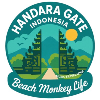 BEACH MONKEY LIFE MUSIC TRAVEL LOVE 26 HANDARA GATE INDONESIA Thumbnail
