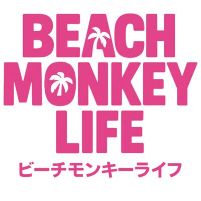 BEACH MONKEY LIFE MADE IN JAPAN26 PINK Thumbnail
