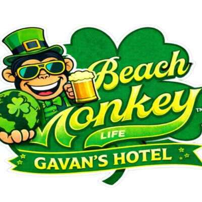 BEACH MONKEY LIFE GAVANS HOTEL ST PADDYS V2 Thumbnail
